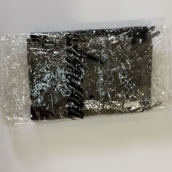 100% Cashmere Pashmina Shawl Black Luxury Scarf Wool Blend NWT Soft - Picture 5 of 5